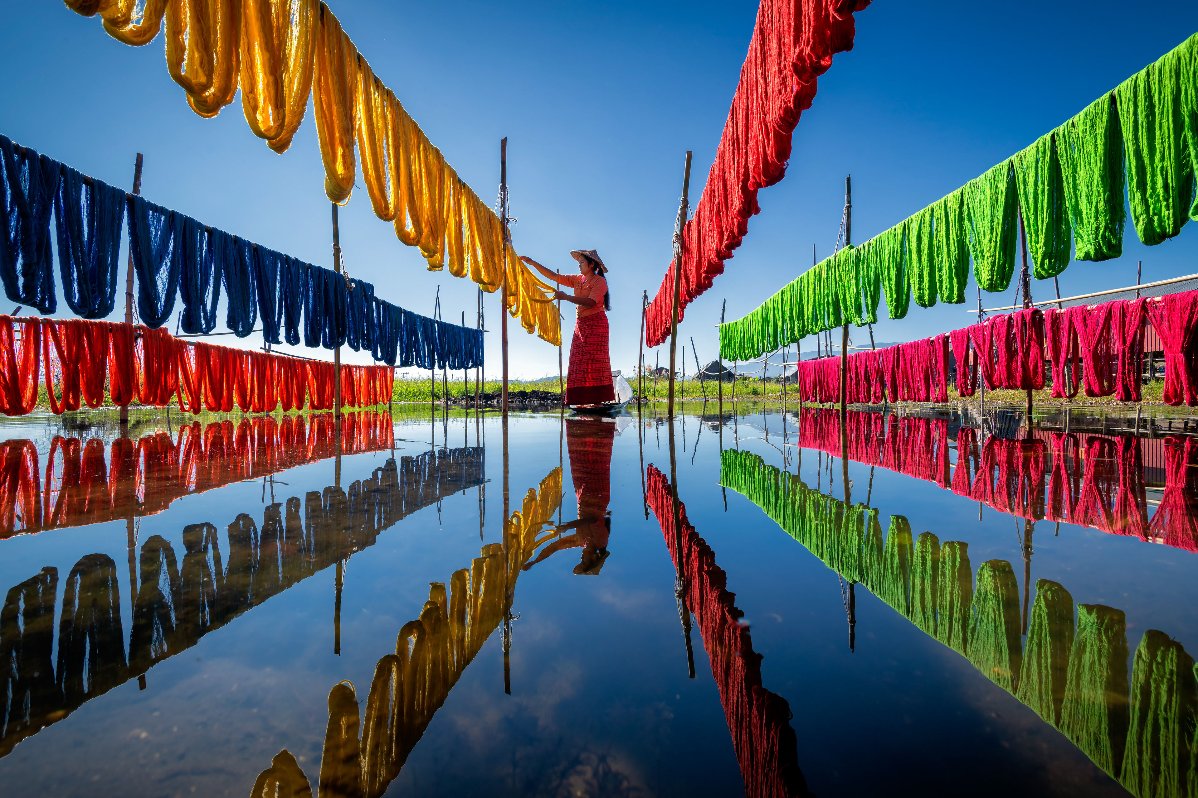 Drying Cotton Threads