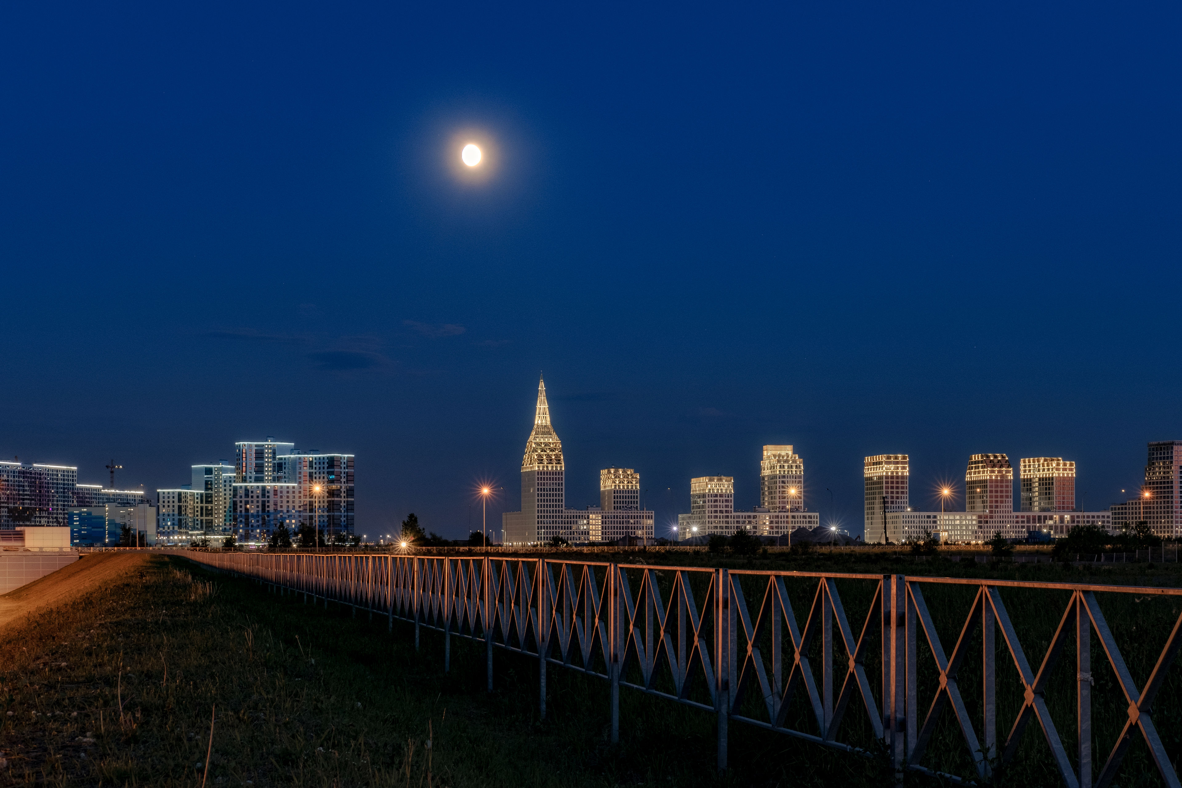 Panorama on the edge of the city