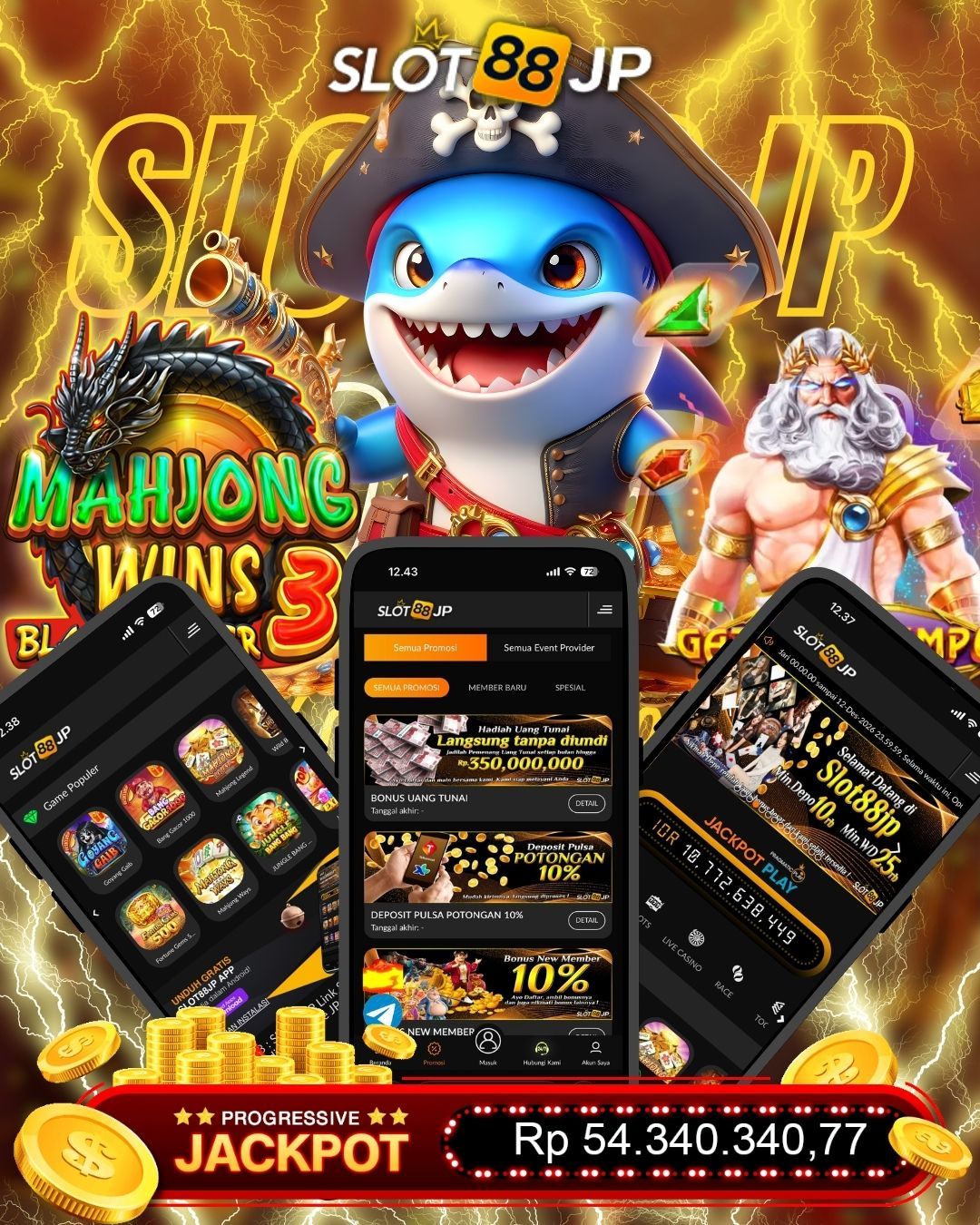 SLOT88JP - Situs Slot88 Terlengkap dengan Game PG Soft Mahjong Yang Banyak Dicari Pemain Online