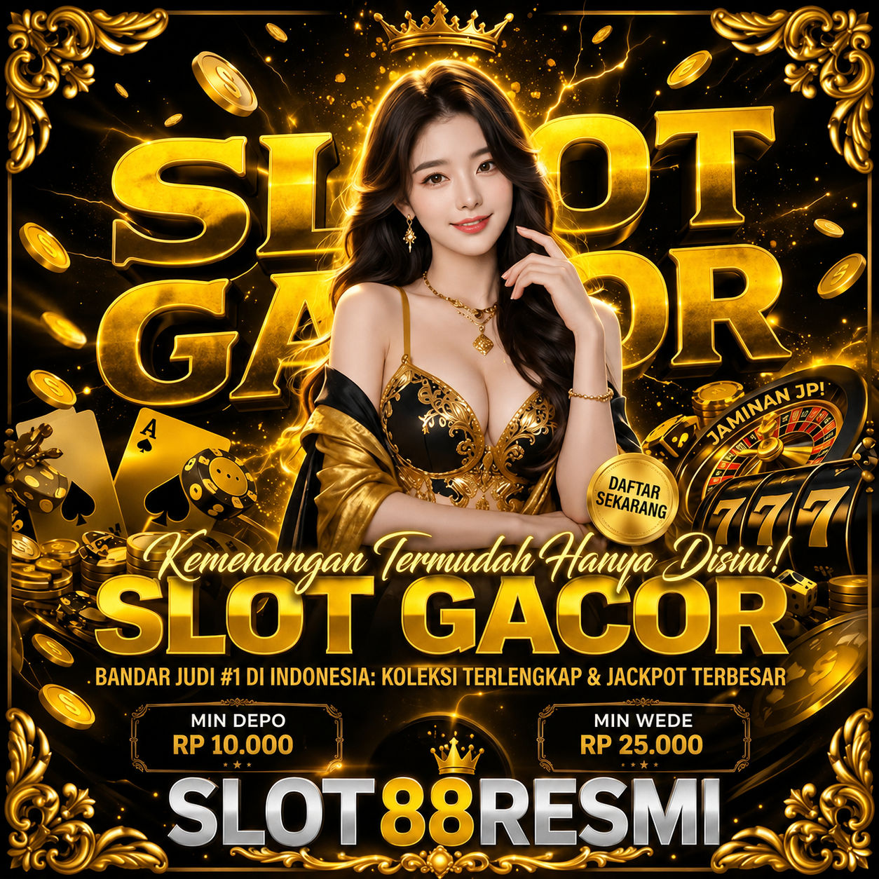 Waktunya Telah Tiba SLOT88RESMI Kini Terlahir Kembali Penyedia Link Situs  Demo Slot Online Gacor Gratis, Slot88 Terbaru Mudah Jackpot