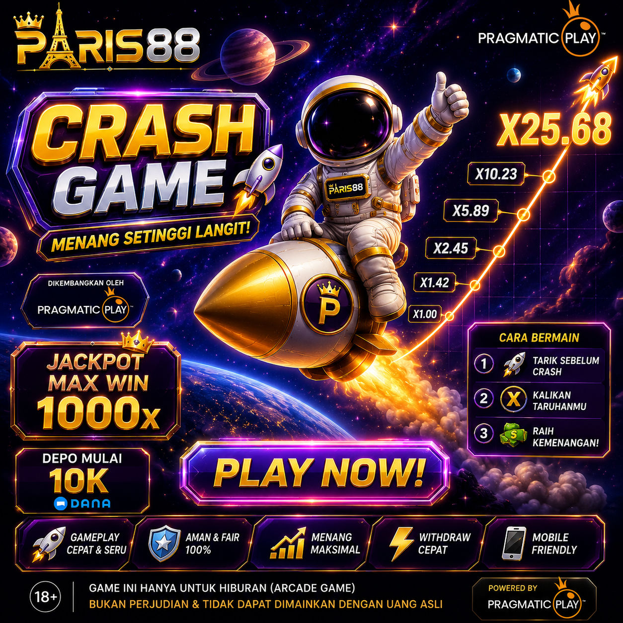 Mainkan Slot Gacor Di Link Alternatif Resmi Paris88 Sekarang!