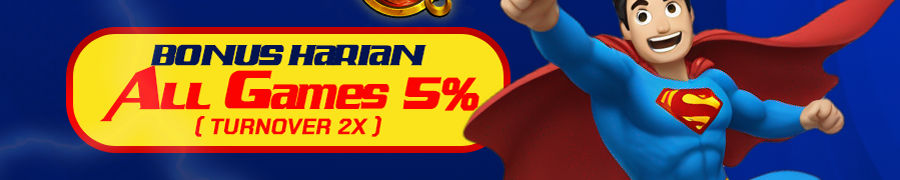 Bonus deposit harian 5% supertoto