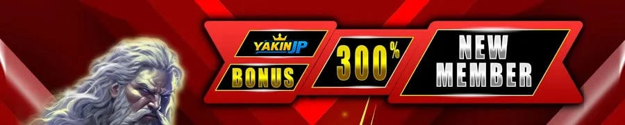 YakinJP Bonus New Member 300%