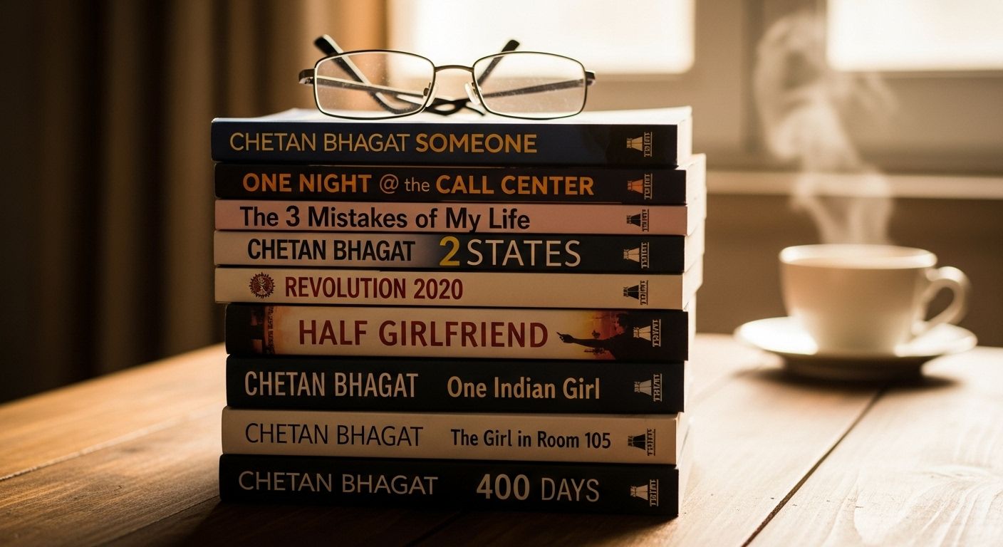 Chetan Bhagat Written Books Capture Modern India's Youth Struggles