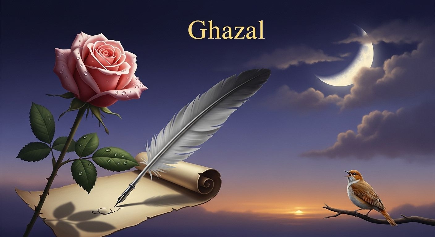 Ghazal Poem Examples Showcase Timeless Love and Melancholy Themes