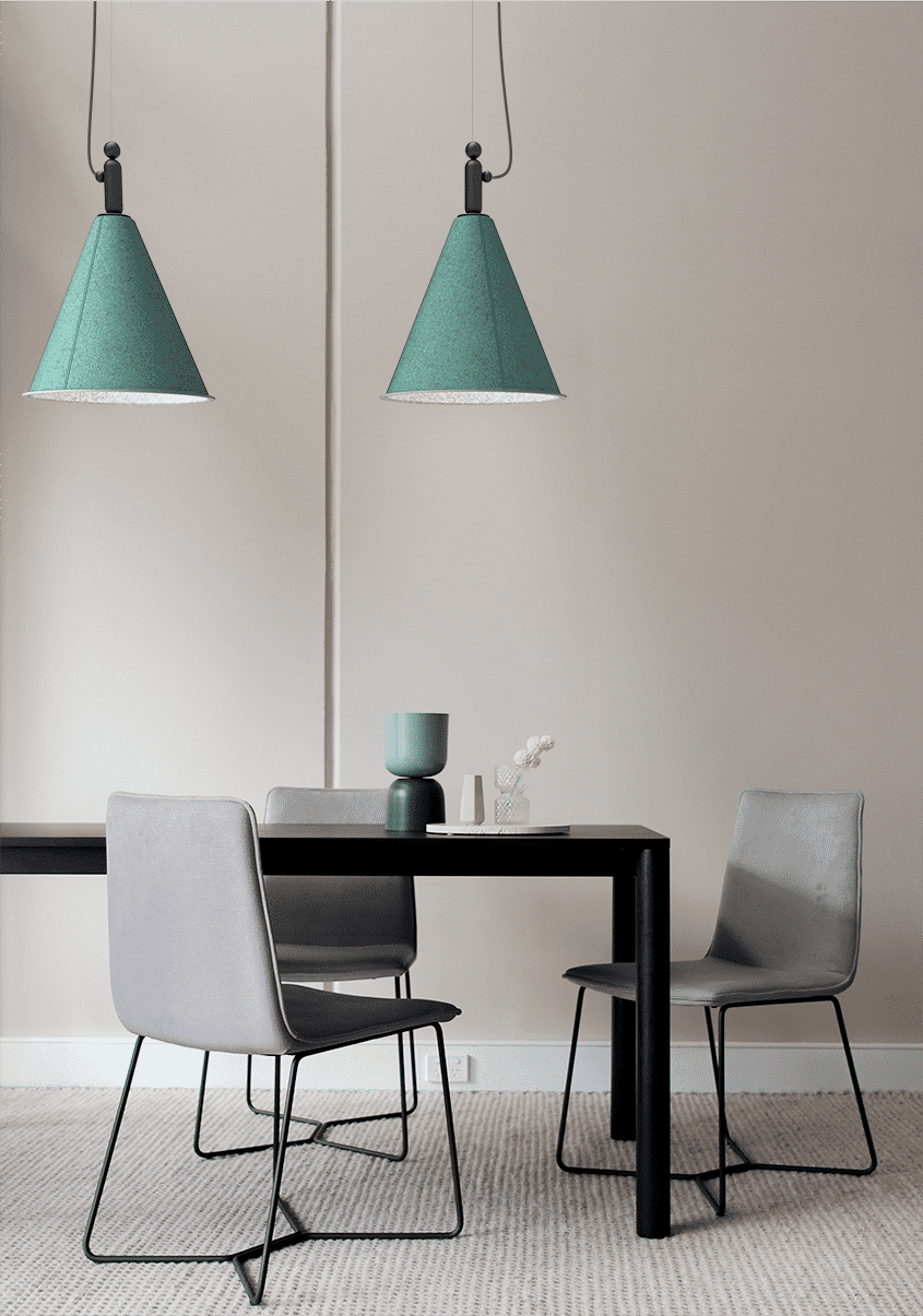 Cono luxxbox creative acoustic pendant