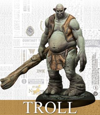 Figura de Harry Potter - Troll Criaturas Mágicas