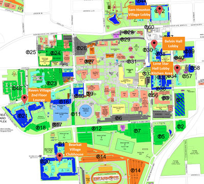 Sam Houston State University Parking Map Sam Houston State By Ansaucedo98 On Emaze