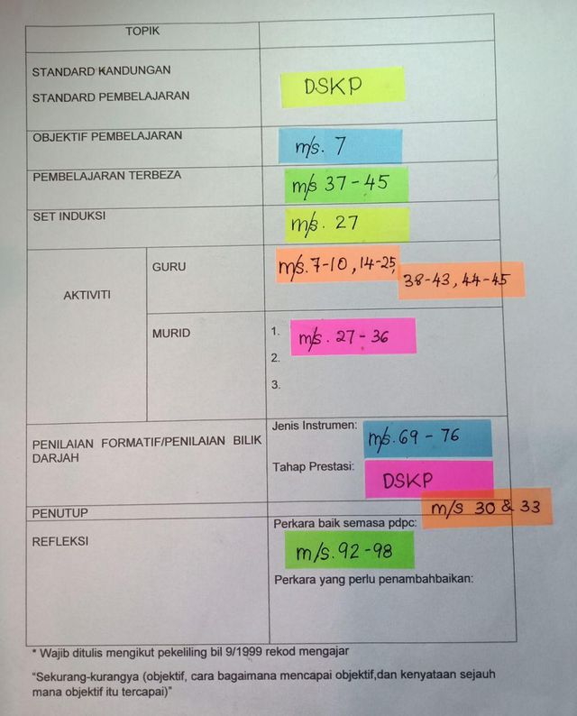 Terbeza kpm pembelajaran Alhamdulillah, Tiada