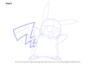 pikachu electro ball drawing