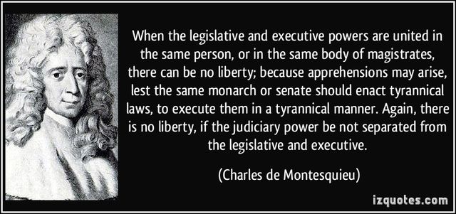 separation of powers montesquieu quotes