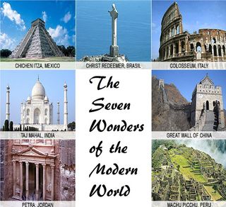 7 wonders of the world names