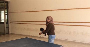 الارسال الامامي تنس طاولة