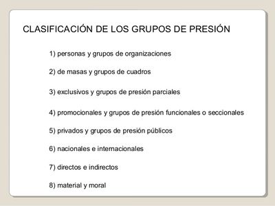 Grupos de presión