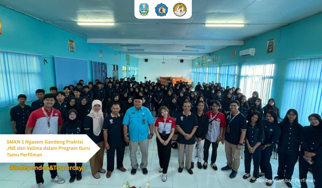 SMKN 1 Ngasem Gandeng Praktisi JNE dan Velima dalam Program Guru Tamu Perfilman
