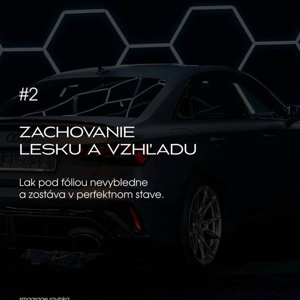 PPF ochranná fólia na laku vozidla v SM Garage