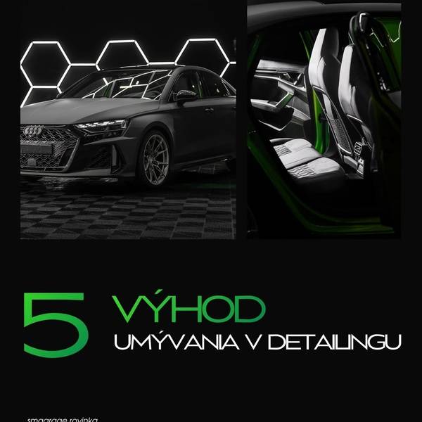 Proces umývania vozidla v detailing štúdiu