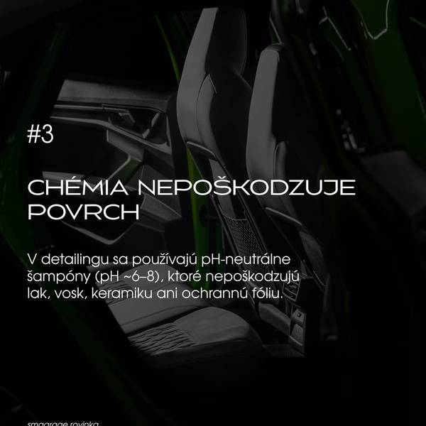 Proces umývania vozidla v detailing štúdiu