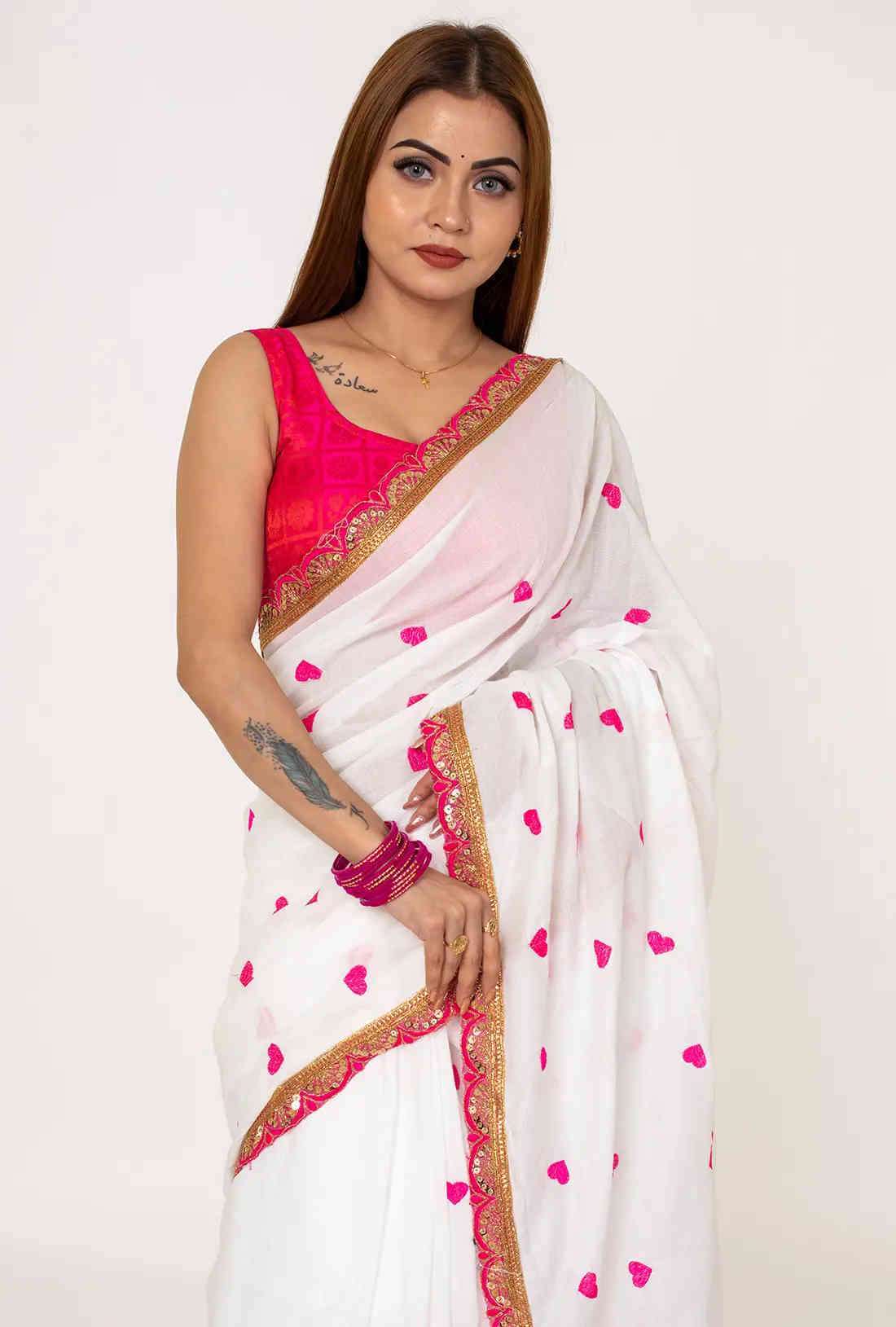 khadi cotton  Printed  Saree