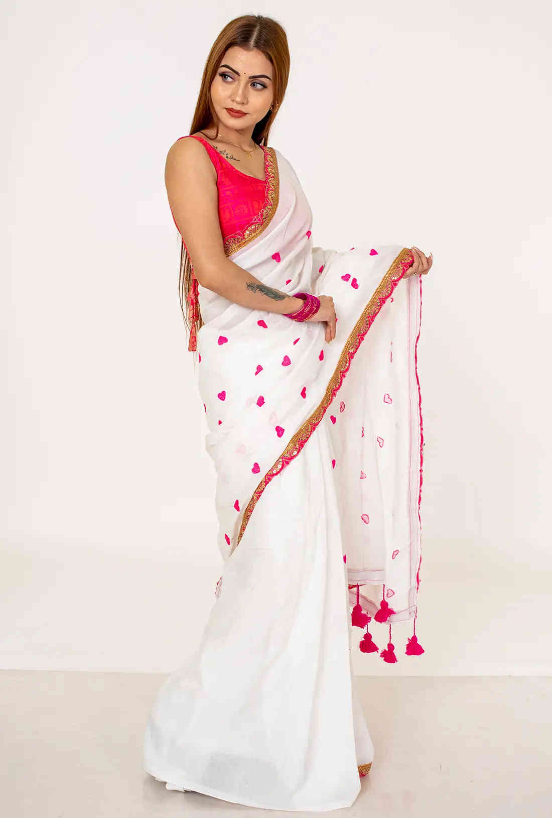 khadi cotton  Printed  Saree
