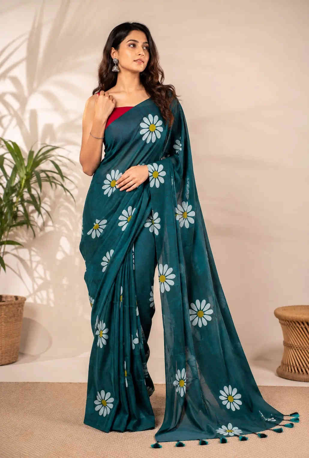 khadi cotton  Printed  Saree