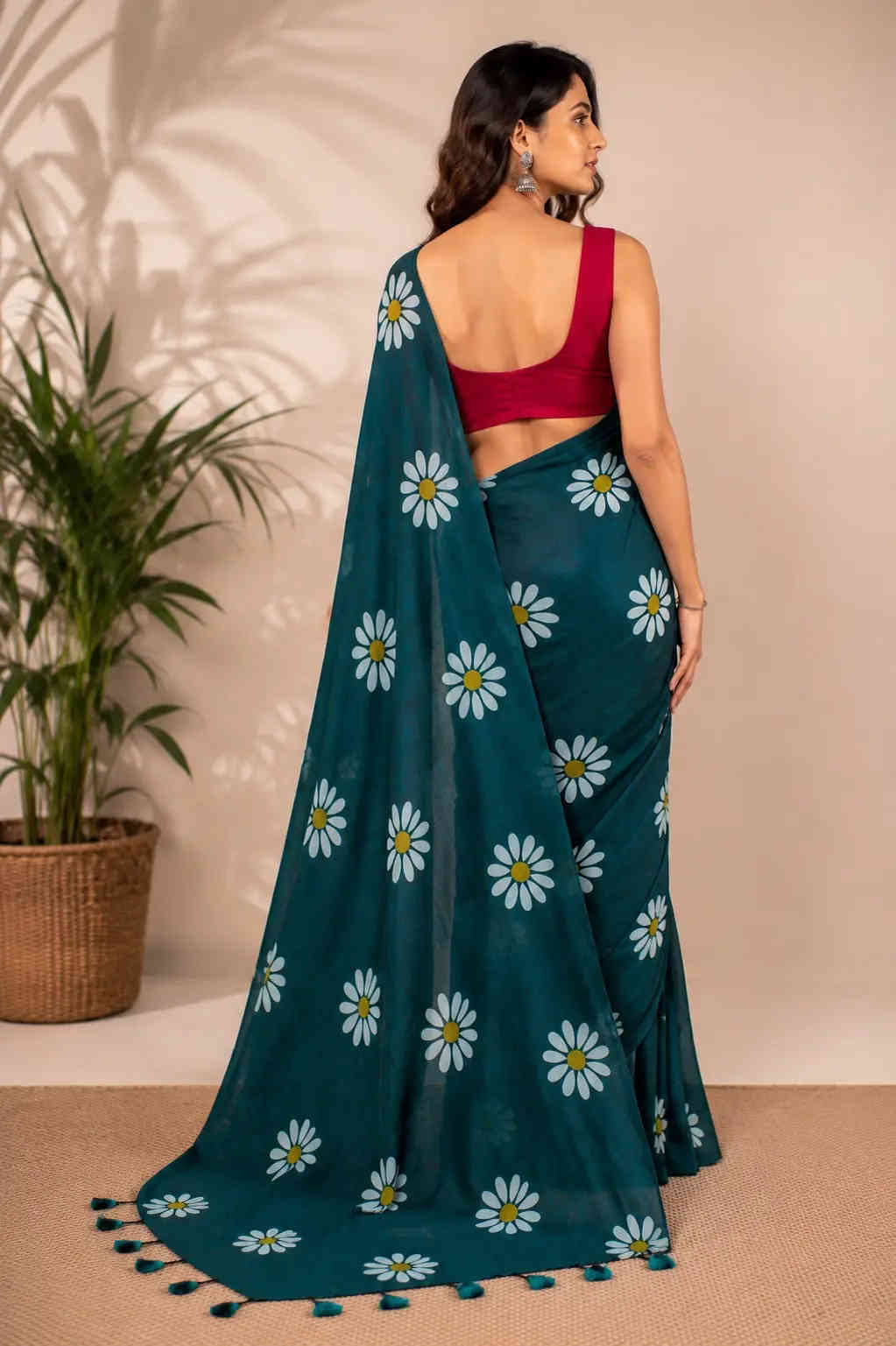 khadi cotton  Printed  Saree