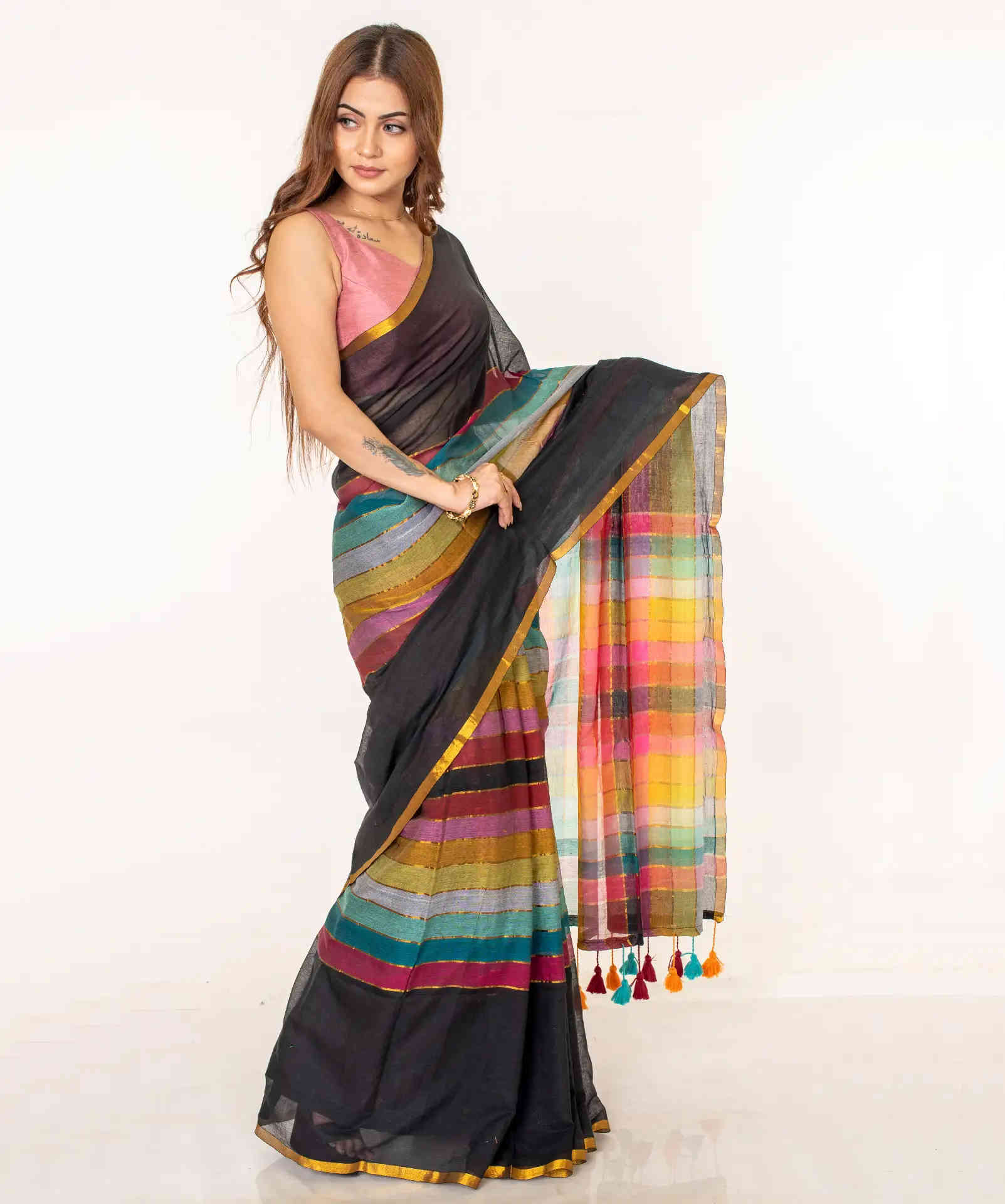 Trendy Cotton saree