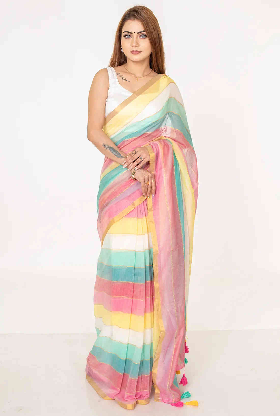 Trendy Cotton saree