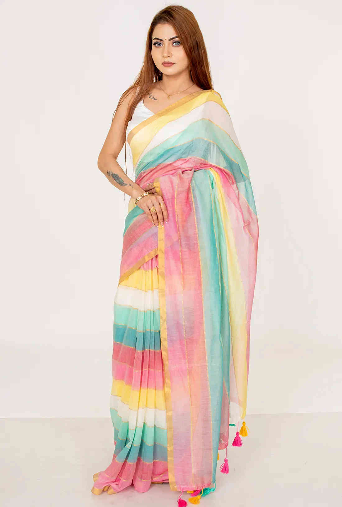 Trendy Cotton saree
