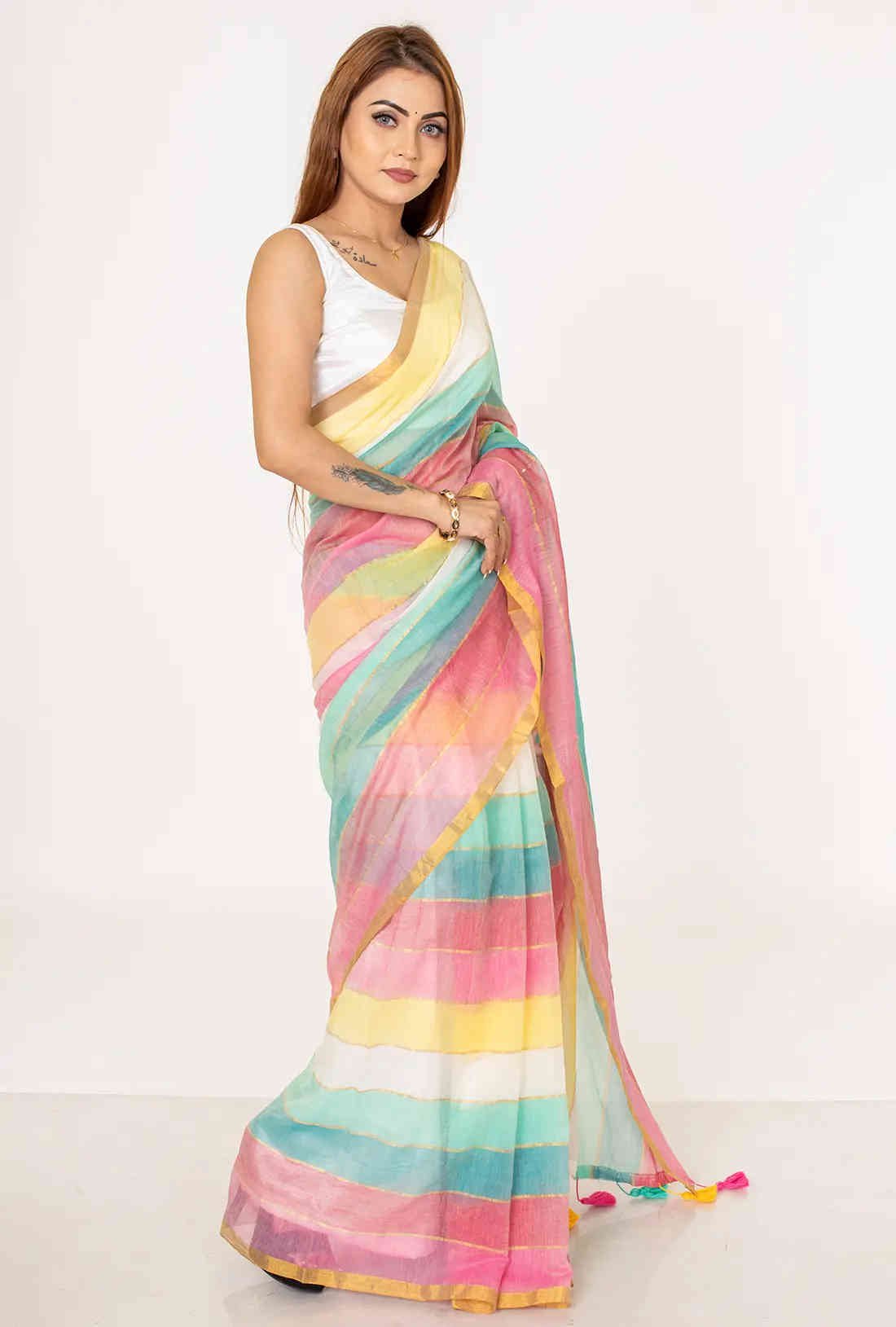 Trendy Cotton saree