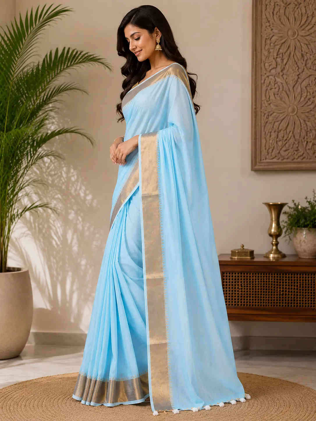 Trendy Cotton Saree