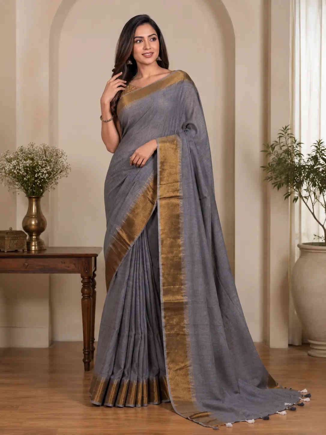 Trendy Cotton Saree