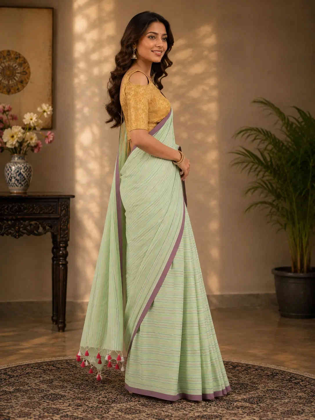 Trendy Cotton Saree