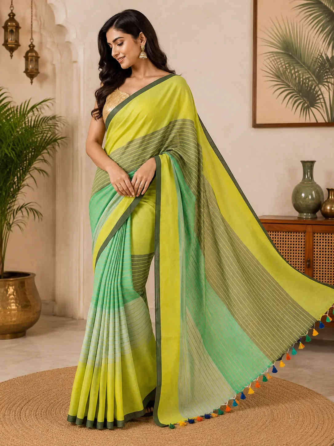 Trendy Cotton Saree