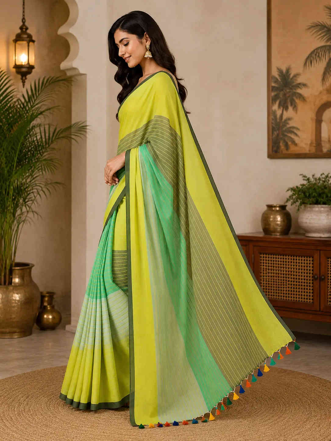 Trendy Cotton Saree