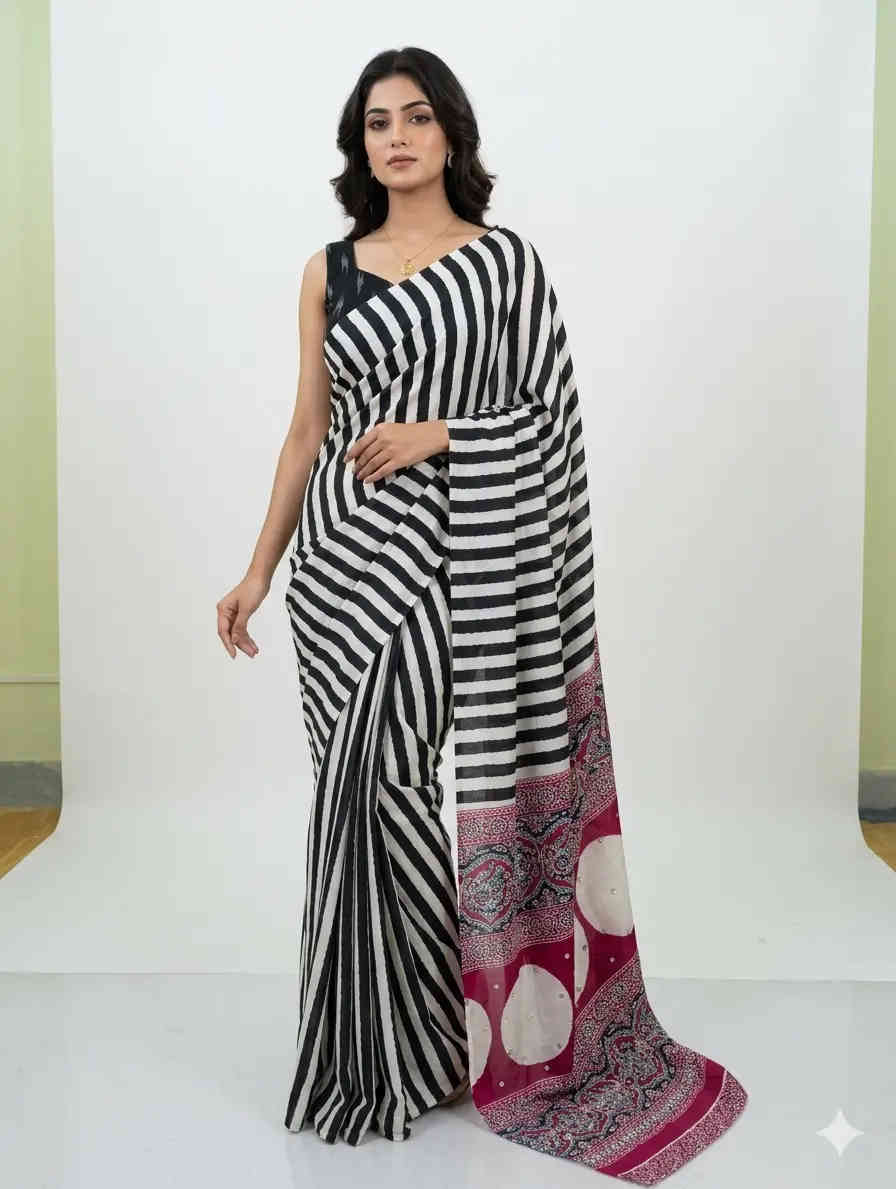 Designer Crepe Saree for Party & Festive Wear