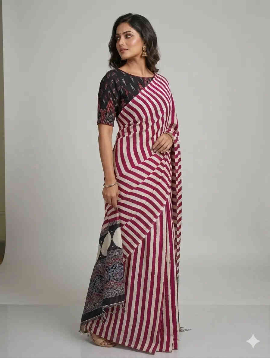 Designer Crepe Saree for Party & Festive Wear