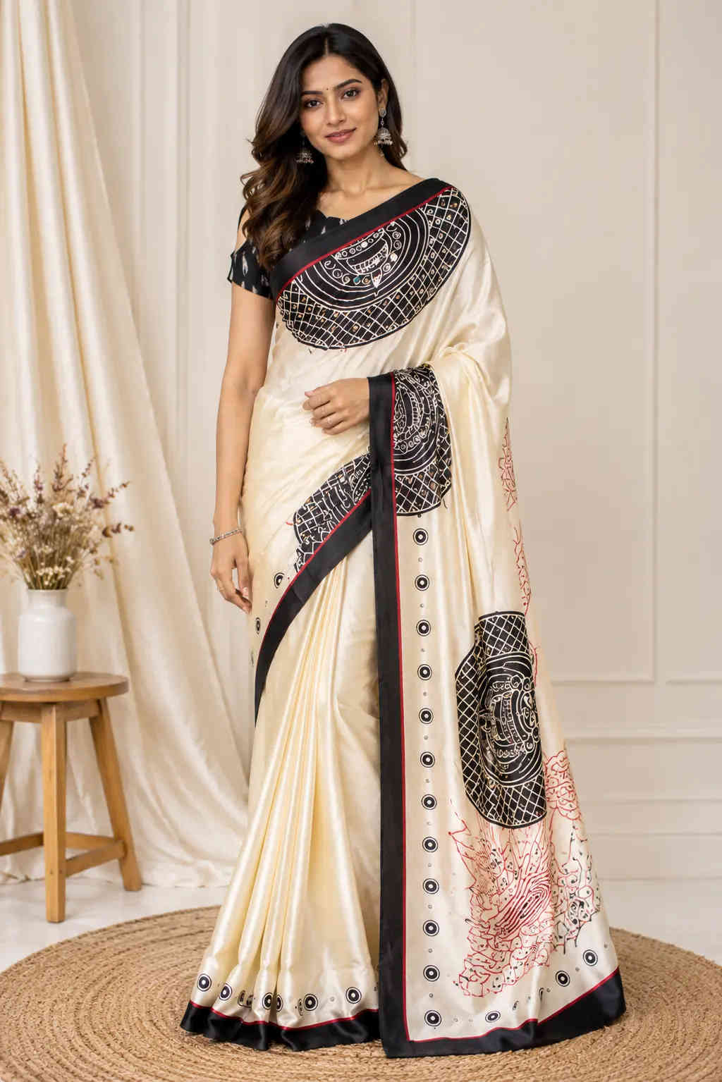 Designer Crepe Saree for Party & Festive Wear