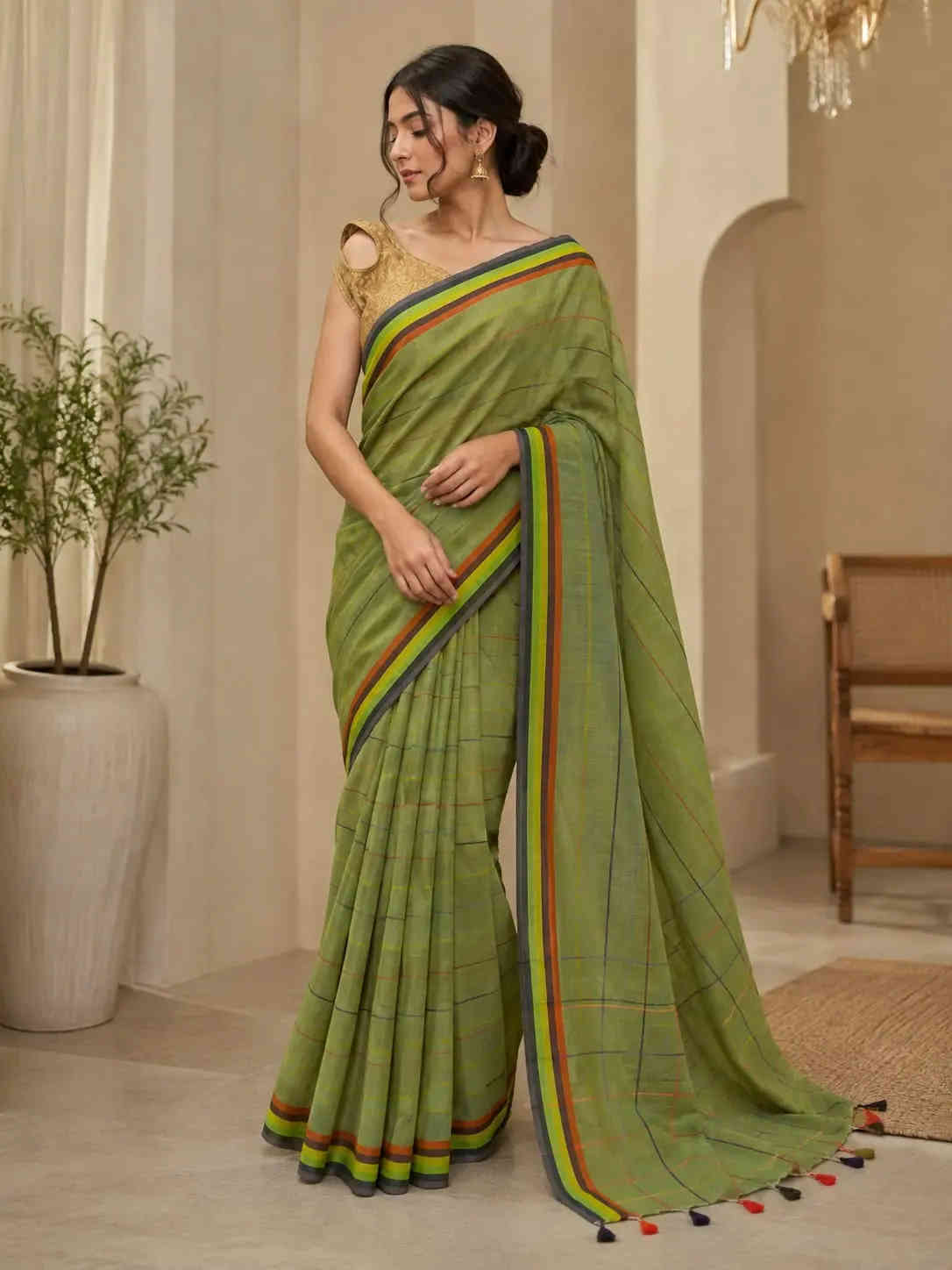 Trendy Cotton Saree