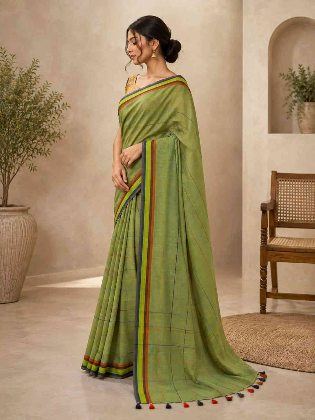 Trendy Cotton Saree