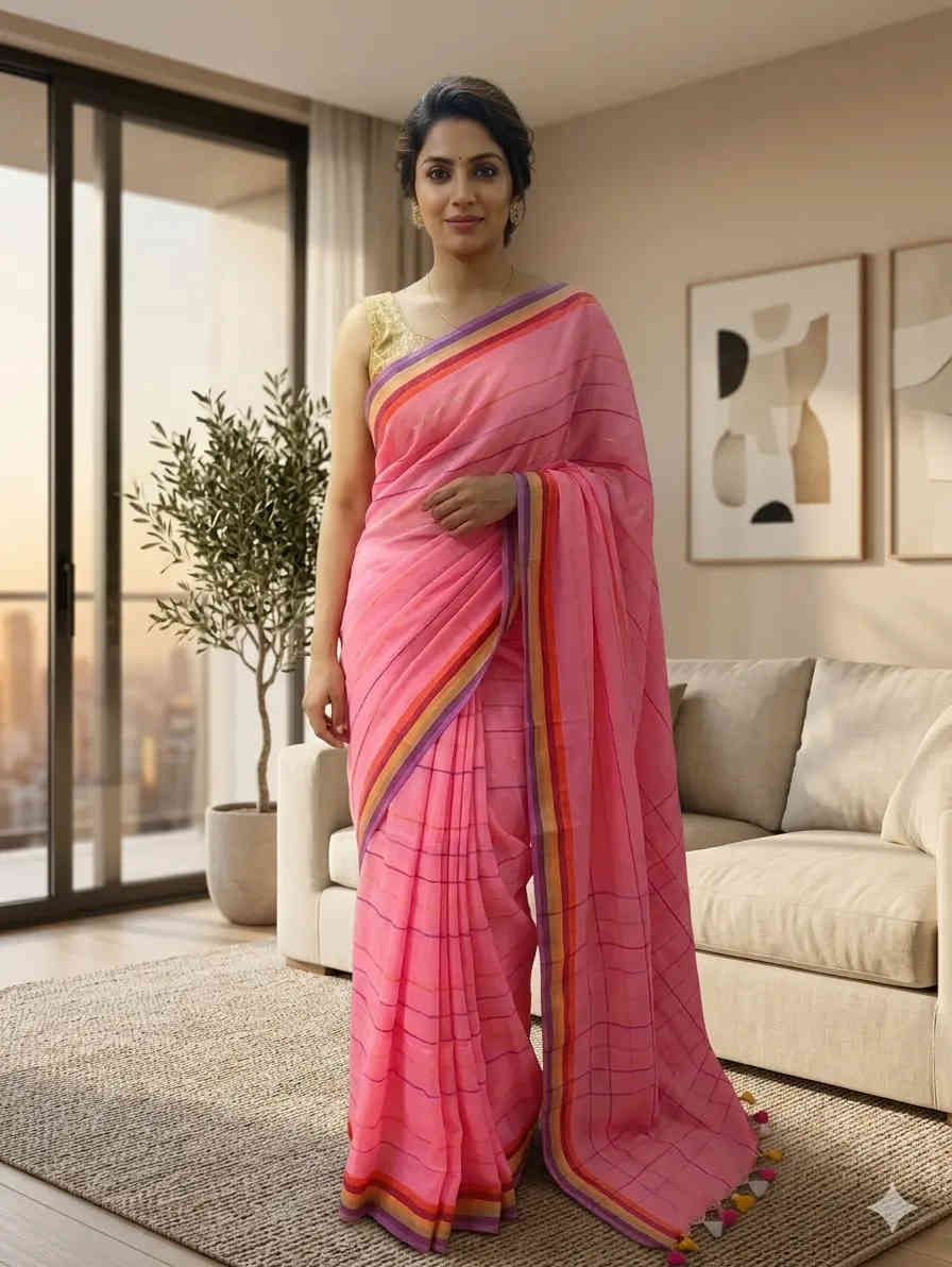 Trendy Cotton Saree