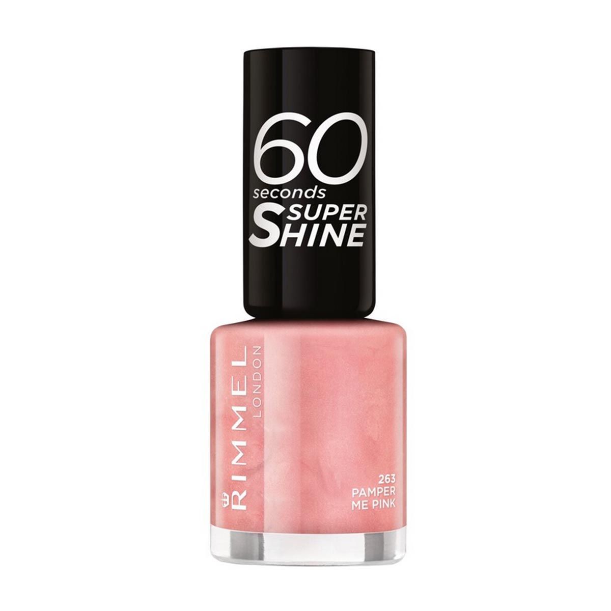 Rimmel 60 Seconds Super Shine körömlakk – 263 Pamper Me Pink