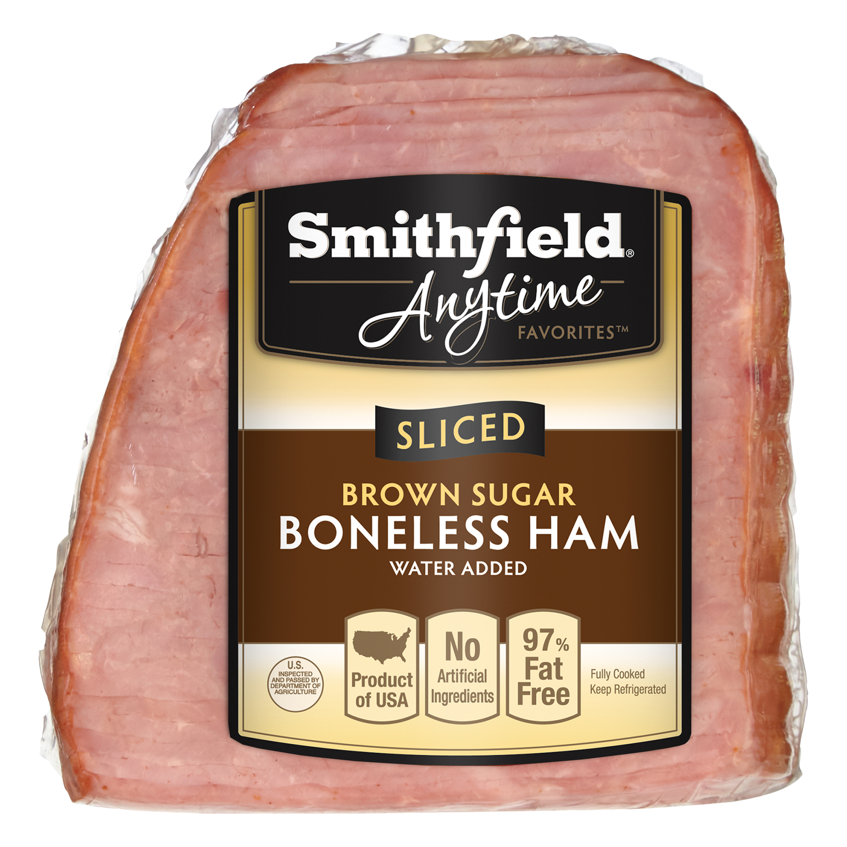 Anytime Favorites Hardwood Smoked Bone-In Ham Steak with Brown Sugar Glaze