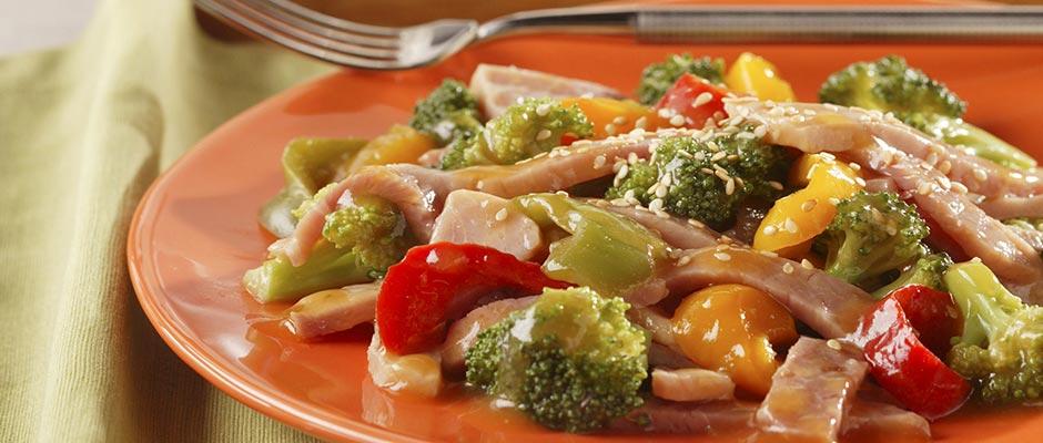 Ginger-Sesame Stir-Fry