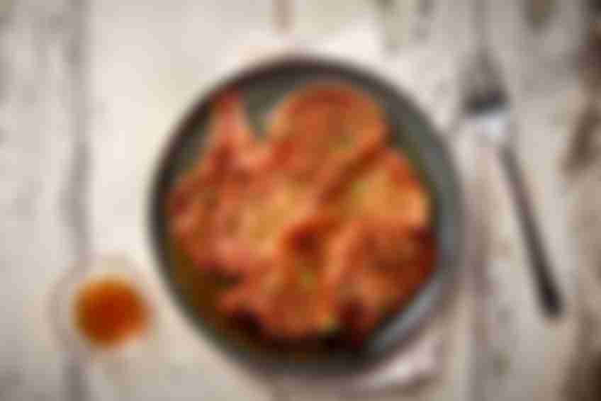 Hot Honey and Sesame Glazed Pork Chops