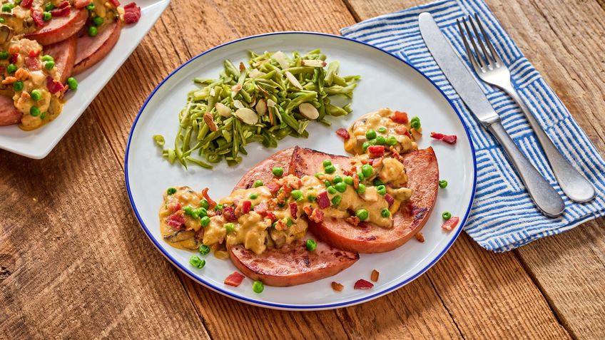 Anytime Favorites Hardwood Smoked Bone-In Ham Steak with Brown Sugar Glaze