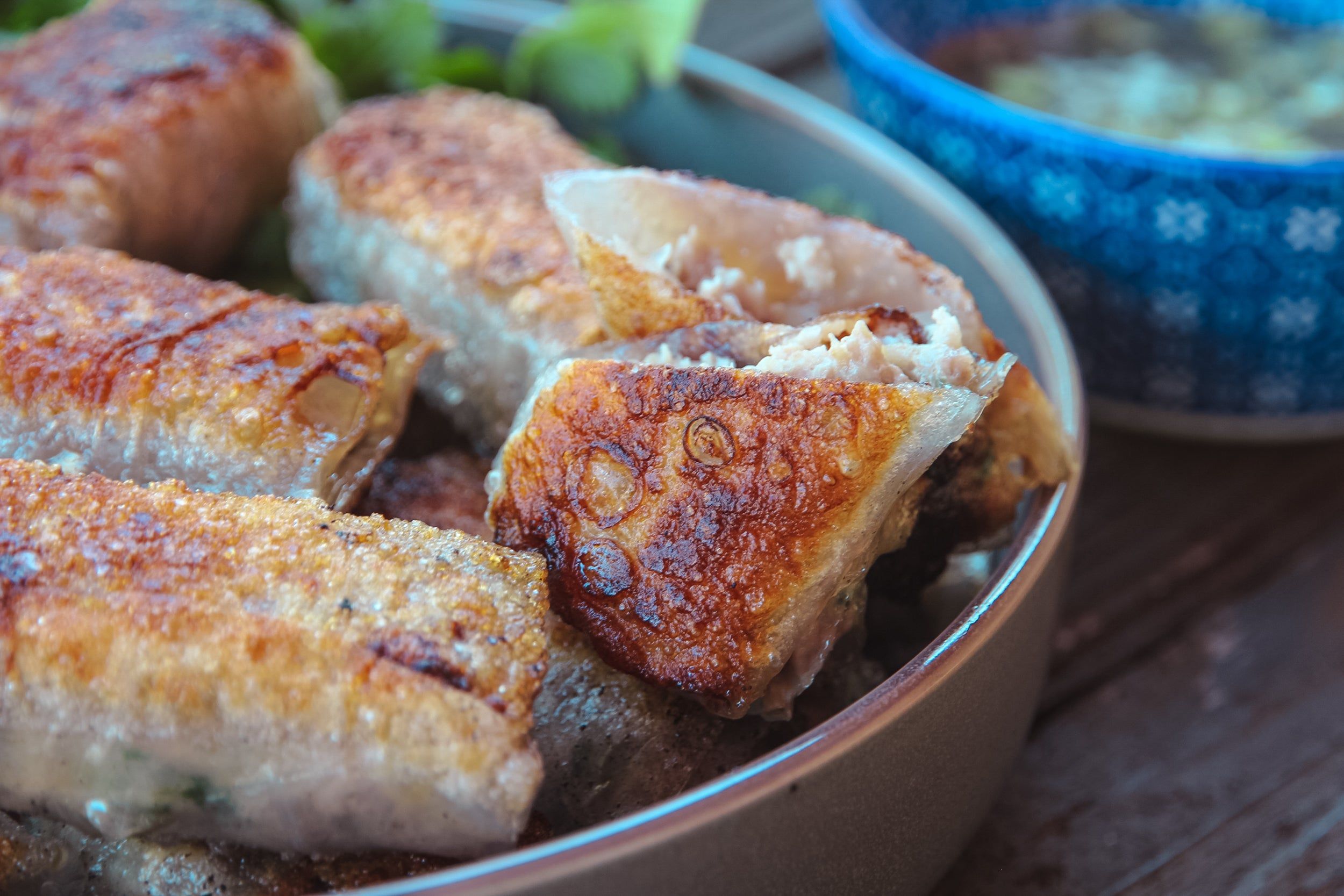 Rice Paper Dumplings (Pan fried and Air-fried Method) - Cooking Carnival