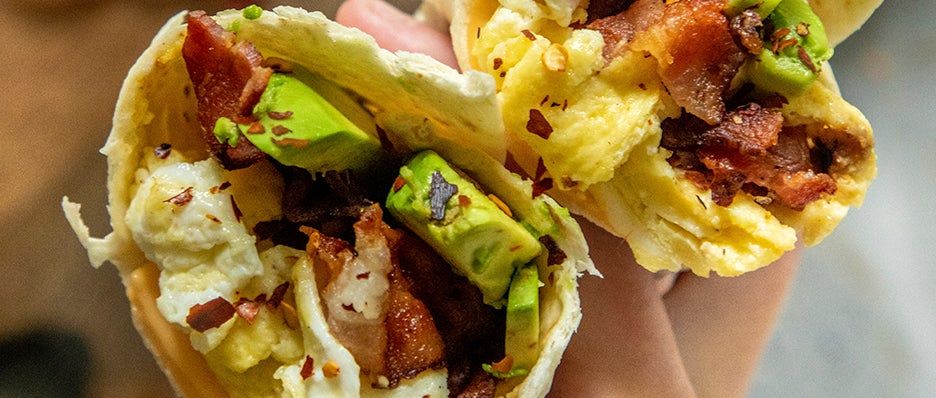 Bacon Avocado Tacos