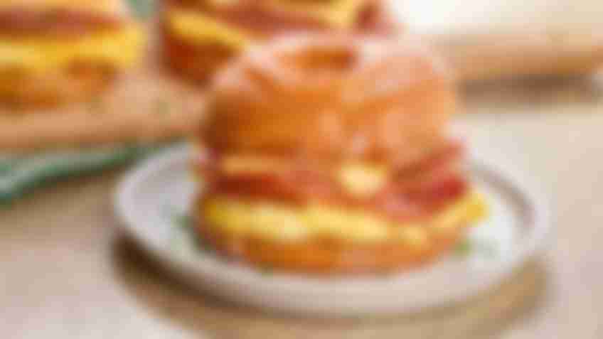 Donut Breakfast Sandwich