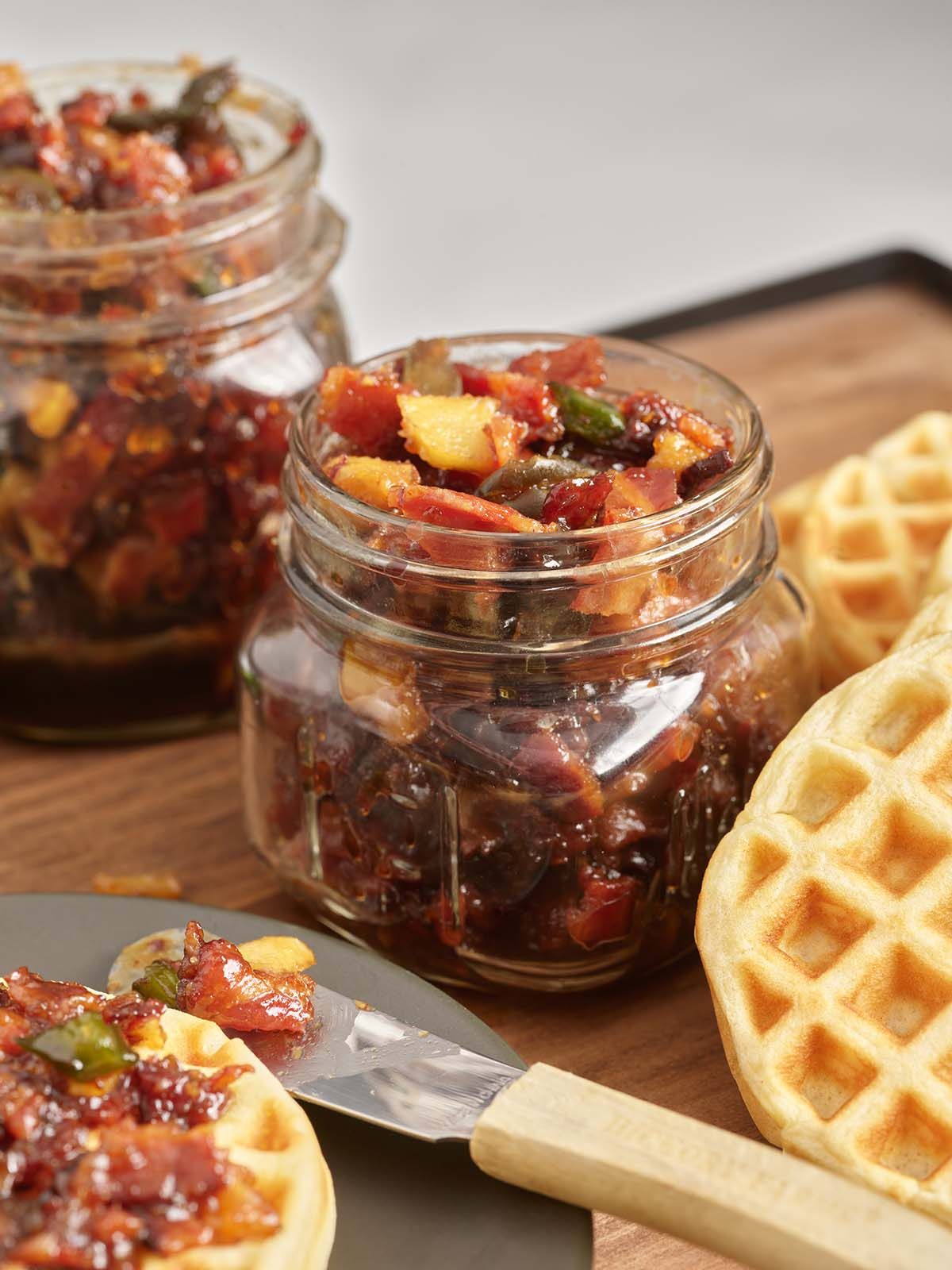 Savory Jam with Bourbon, Jalapeño and Bacon Smithfield